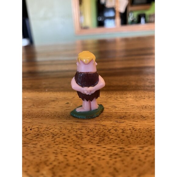 Flintstones Barney Rubble Figure by Marx Tinykins 1960s Cereal Toy RARE - Picture 4 of 8